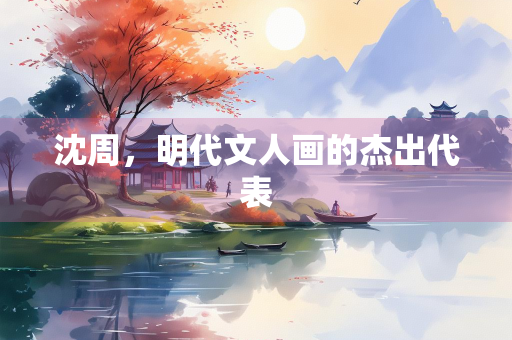 沈周,明代文人画的杰出代表 沈周,明代文人画的杰出代表