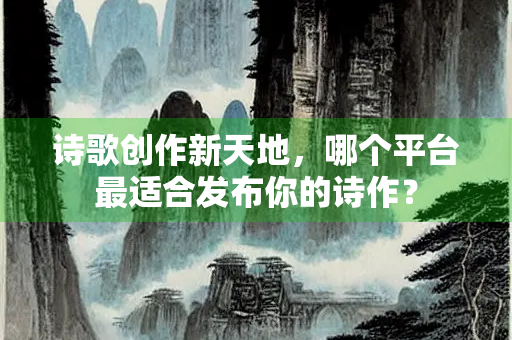 诗歌创作新天地，哪个平台最适合发布你的诗作？
