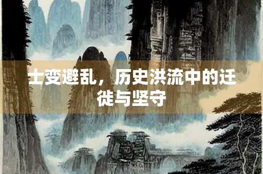 士变避乱，历史洪流中的迁徙与坚守