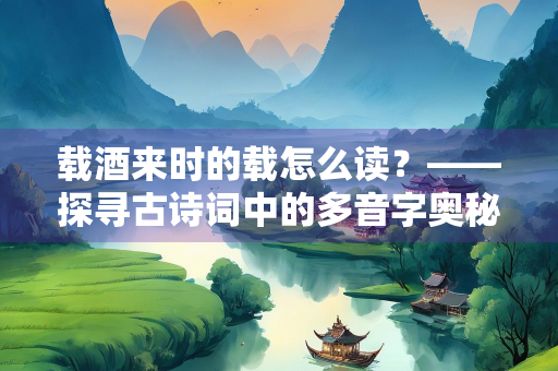 载酒来时的载怎么读？——探寻古诗词中的多音字奥秘