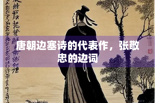 唐朝边塞诗的代表作，张敬忠的边词