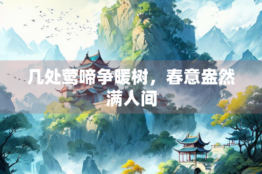 几处莺啼争暖树，春意盎然满人间
