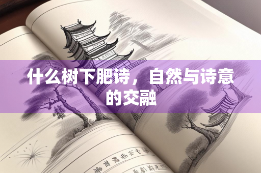 什么树下肥诗，自然与诗意的交融
