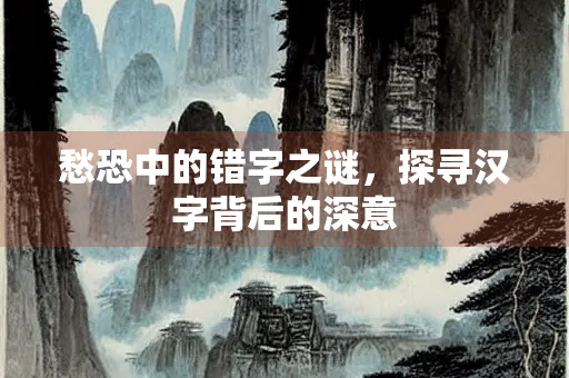 愁恐中的错字之谜，探寻汉字背后的深意