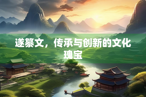 遂纂文，传承与创新的文化瑰宝