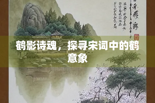 鹤影诗魂，探寻宋词中的鹤意象