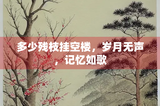 多少残枝挂空楼，岁月无声，记忆如歌