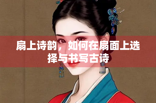 扇上诗韵，如何在扇面上选择与书写古诗