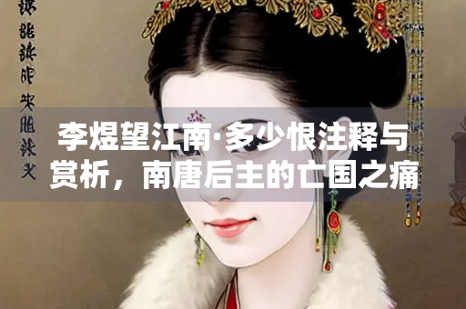 李煜望江南·多少恨注释与赏析，南唐后主的亡国之痛与词中深情
