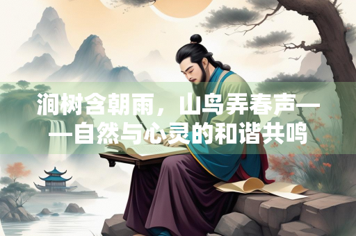涧树含朝雨，山鸟弄春声——自然与心灵的和谐共鸣