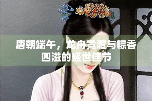 唐朝端午，龙舟竞渡与粽香四溢的盛世佳节
