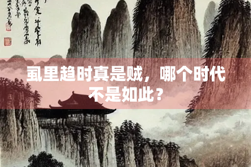 虱里趋时真是贼，哪个时代不是如此？
