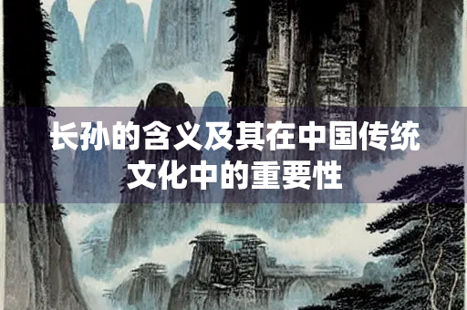 长孙的含义及其在中国传统文化中的重要性