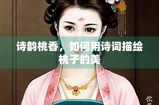 诗韵桃香，如何用诗词描绘桃子的美
