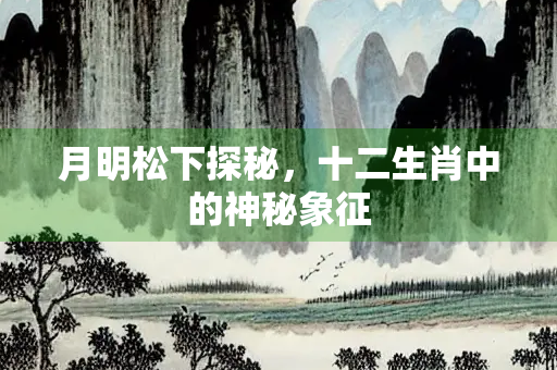 月明松下探秘，十二生肖中的神秘象征