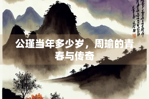 公瑾当年多少岁，周瑜的青春与传奇