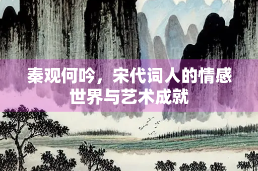 秦观何吟，宋代词人的情感世界与艺术成就