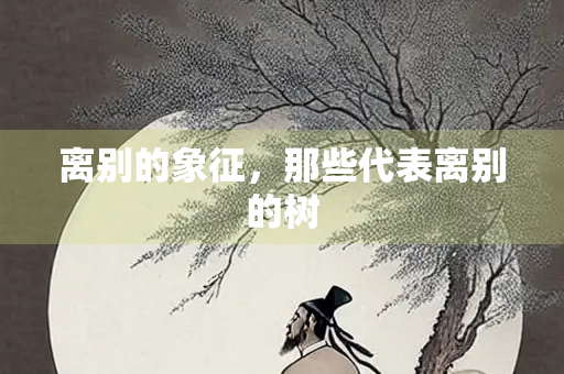离别的象征，那些代表离别的树