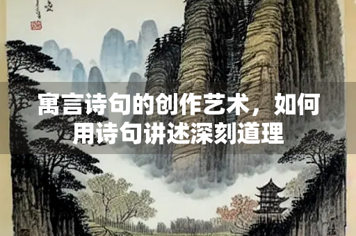 寓言诗句的创作艺术，如何用诗句讲述深刻道理