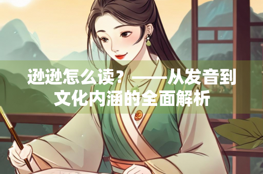 逊逊怎么读？——从发音到文化内涵的全面解析