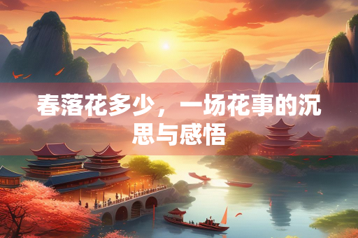 春落花多少,一场花事的沉思与感悟 春落花多少,一场花事的沉思与感悟