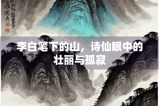 李白笔下的山，诗仙眼中的壮丽与孤寂