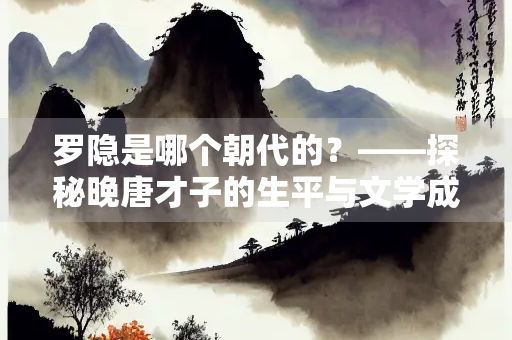 罗隐是哪个朝代的？——探秘晚唐才子的生平与文学成就