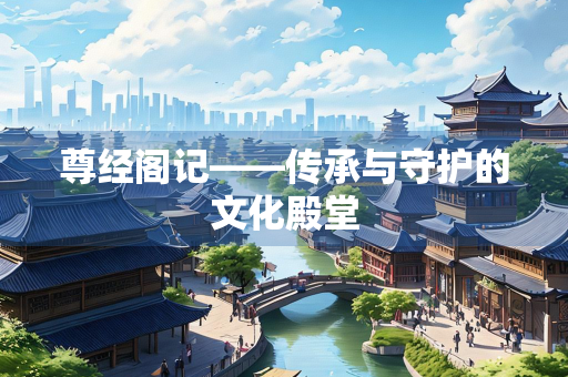 尊经阁记——传承与守护的文化殿堂