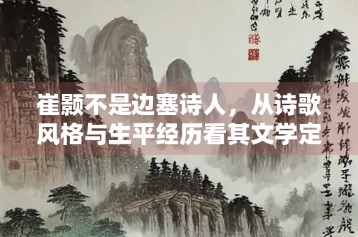 崔颢不是边塞诗人，从诗歌风格与生平经历看其文学定位