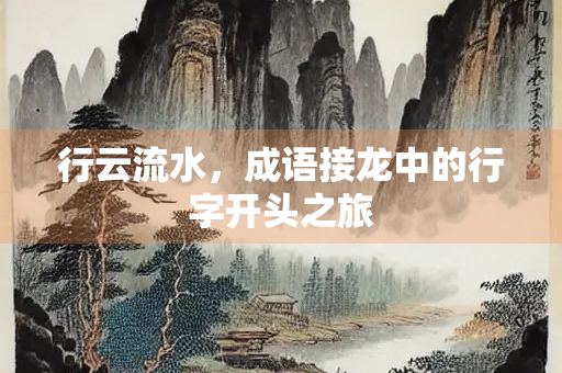 行云流水，成语接龙中的行字开头之旅