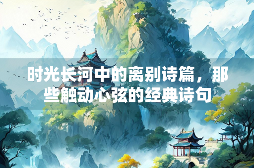 时光长河中的离别诗篇，那些触动心弦的经典诗句