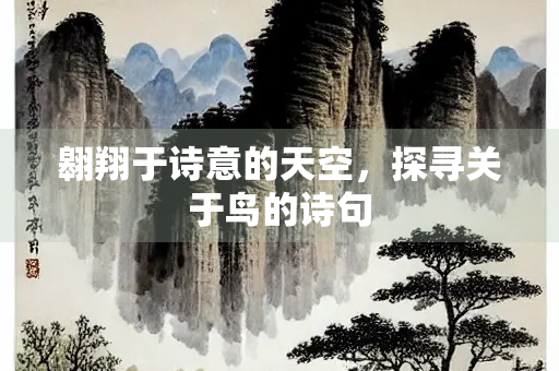 翱翔于诗意的天空，探寻关于鸟的诗句