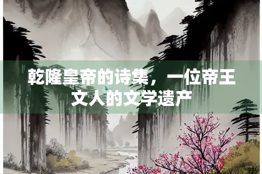 乾隆皇帝的诗集,一位帝王文人的文学遗产 乾隆皇帝的诗集,一位帝王文人的文学遗产