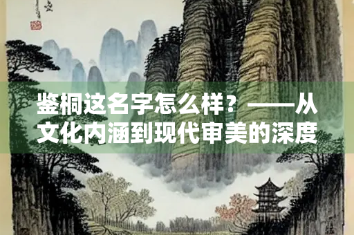 鉴桐这名字怎么样？——从文化内涵到现代审美的深度解析
