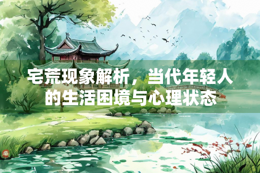 宅荒现象解析，当代年轻人的生活困境与心理状态