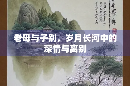 老母与子别，岁月长河中的深情与离别