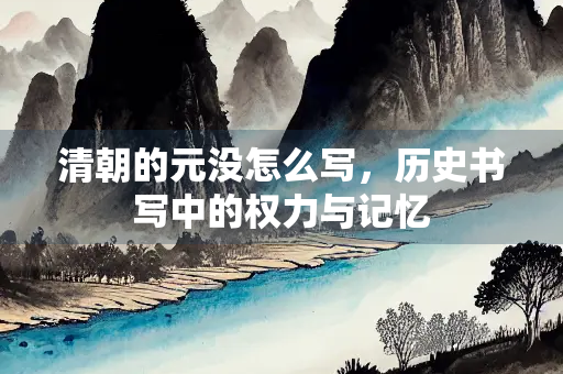 清朝的元没怎么写，历史书写中的权力与记忆