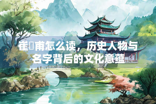 崔祐甫怎么读，历史人物与名字背后的文化意蕴