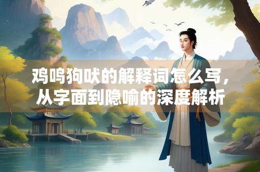 鸡鸣狗吠的解释词怎么写，从字面到隐喻的深度解析