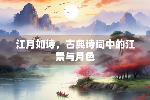 江月如诗，古典诗词中的江景与月色