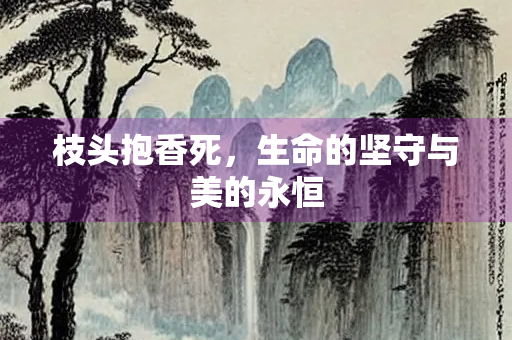 枝头抱香死，生命的坚守与美的永恒