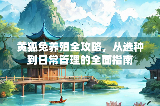 黄狐兔养殖全攻略，从选种到日常管理的全面指南