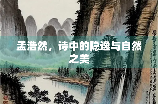 孟浩然，诗中的隐逸与自然之美