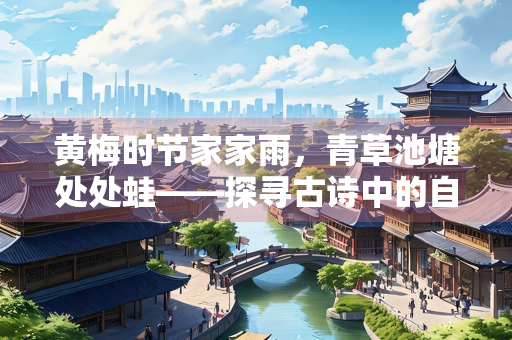 黄梅时节家家雨，青草池塘处处蛙——探寻古诗中的自然之美