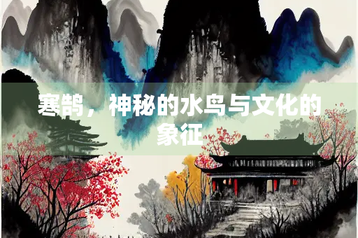 寒鹄，神秘的水鸟与文化的象征