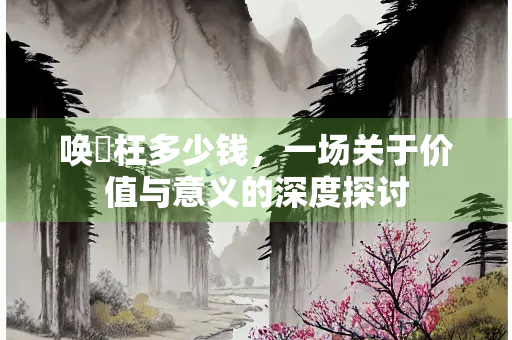 唤烝枉多少钱，一场关于价值与意义的深度探讨