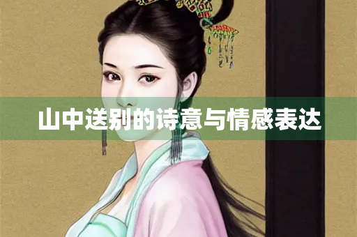 山中送别的诗意与情感表达