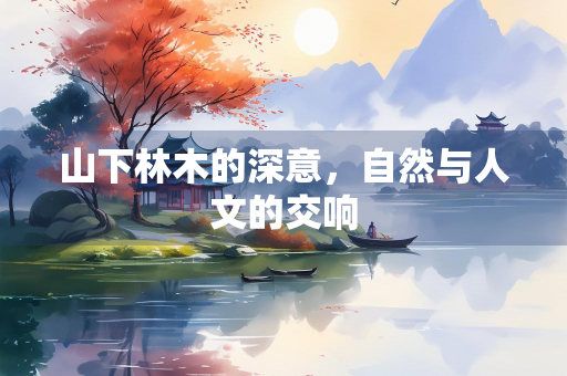 山下林木的深意，自然与人文的交响