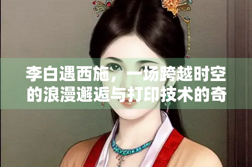 李白遇西施，一场跨越时空的浪漫邂逅与打印技术的奇妙融合