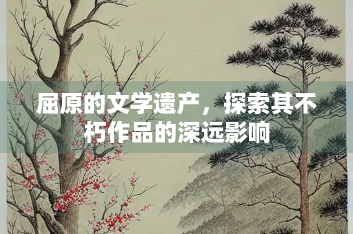 屈原的文学遗产，探索其不朽作品的深远影响